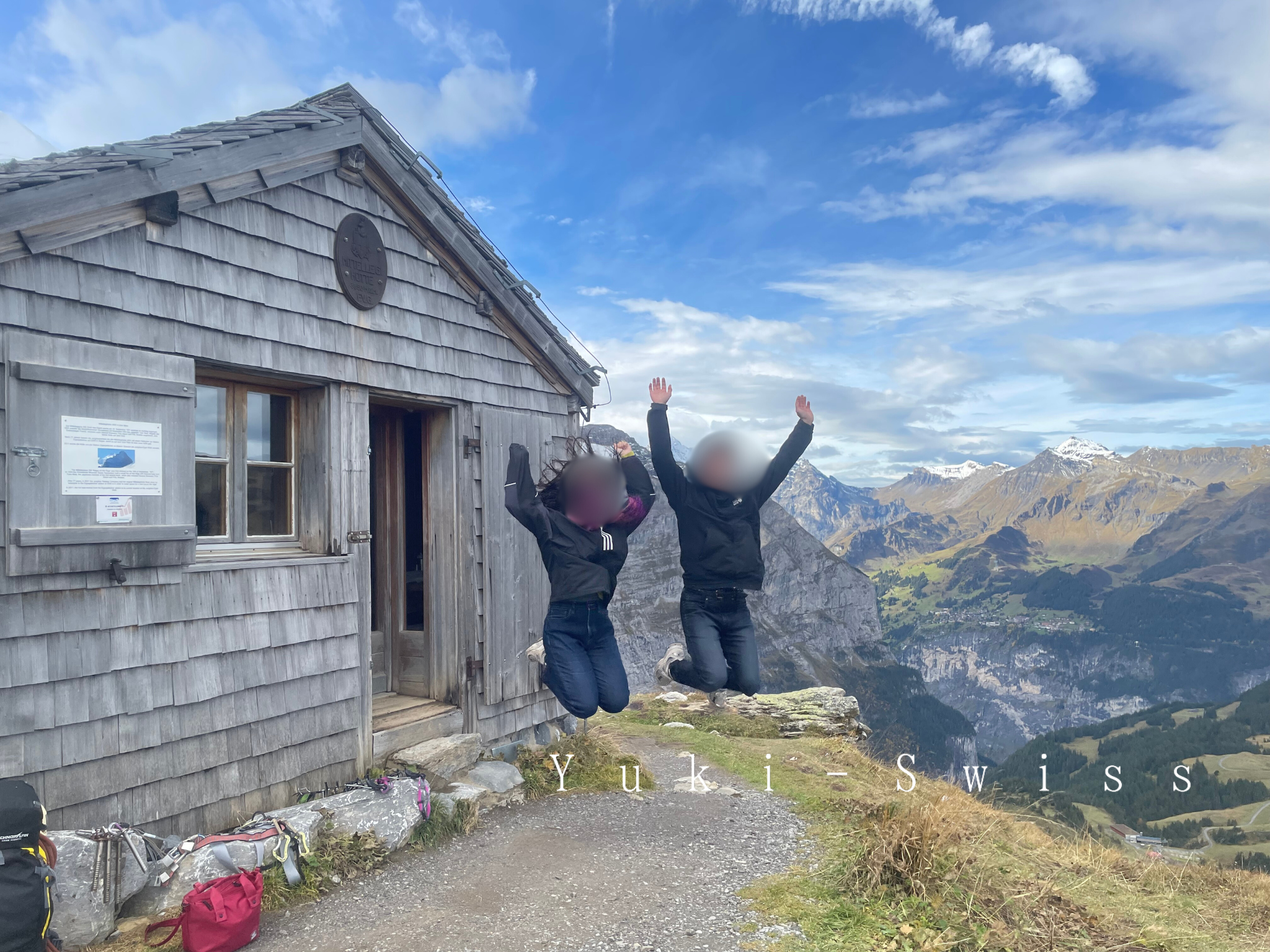 新婚旅行でスイス観光